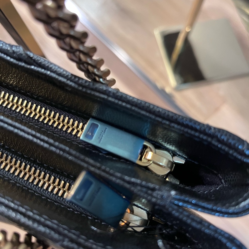 SOLD Saint Laurent Tribeca Shoulder Bag With Gold Hardware - Picture 7 of 15